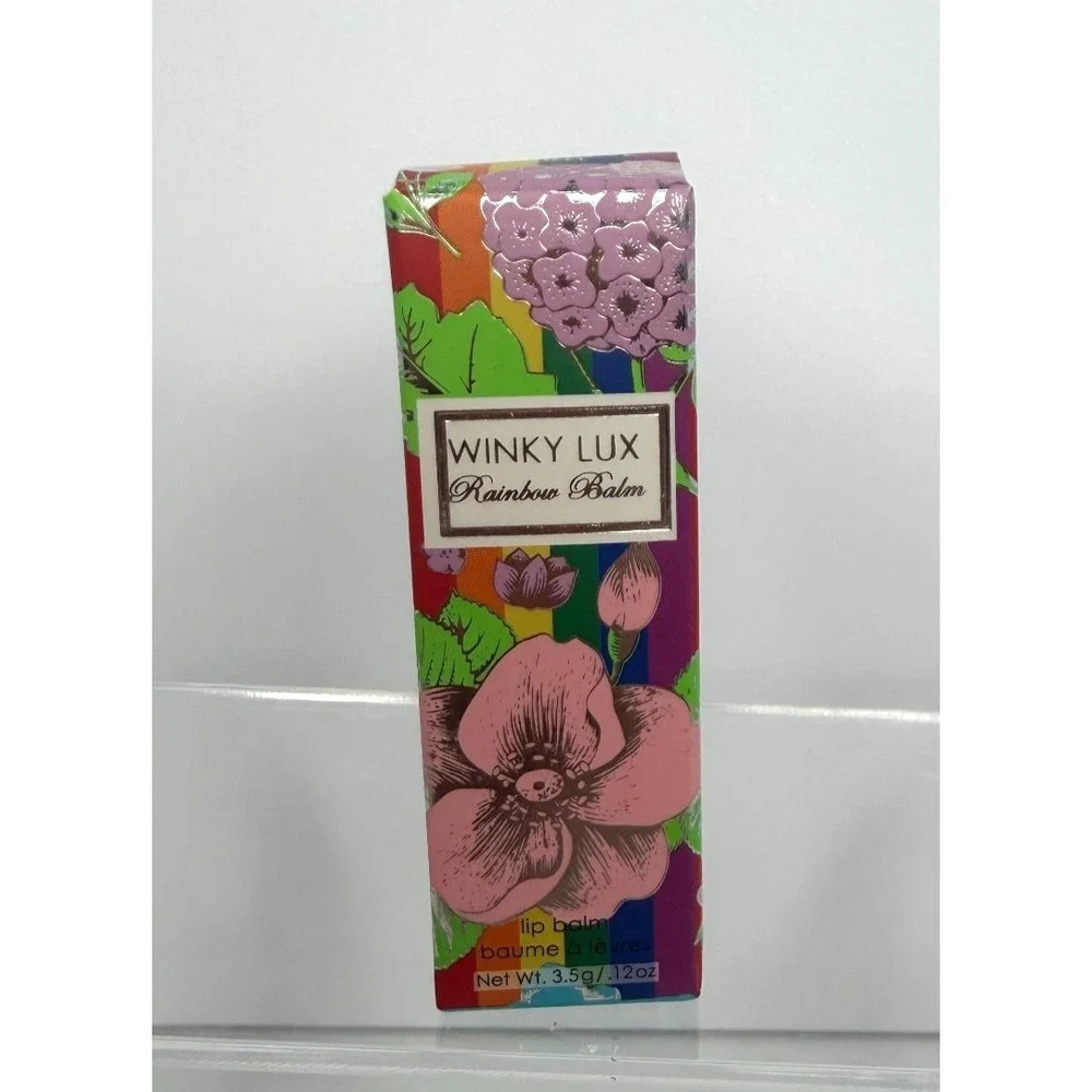 Winky Lux RAINBOW Balm Color Enhancing Lip Balm 0.12 oz Full Size New In Box